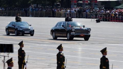 有专家认为，习近平清楚，打不下台湾，中共会垮台。（ GREG BAKER/AFP/Getty Images)